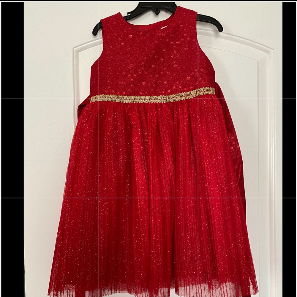 Red girls dress